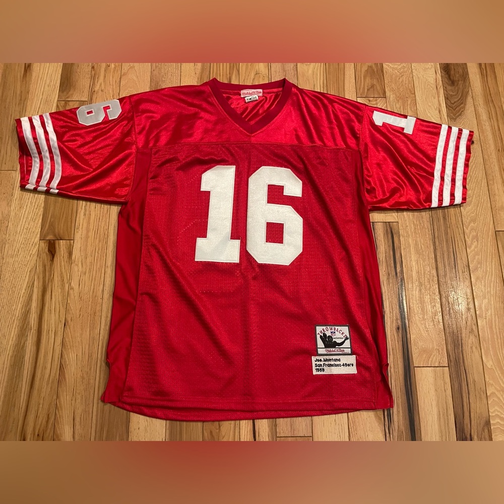 49er Joe Montana jersey Mitchell Ness